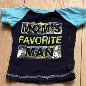 Kids Short Sleeve Tee - Blue and Black